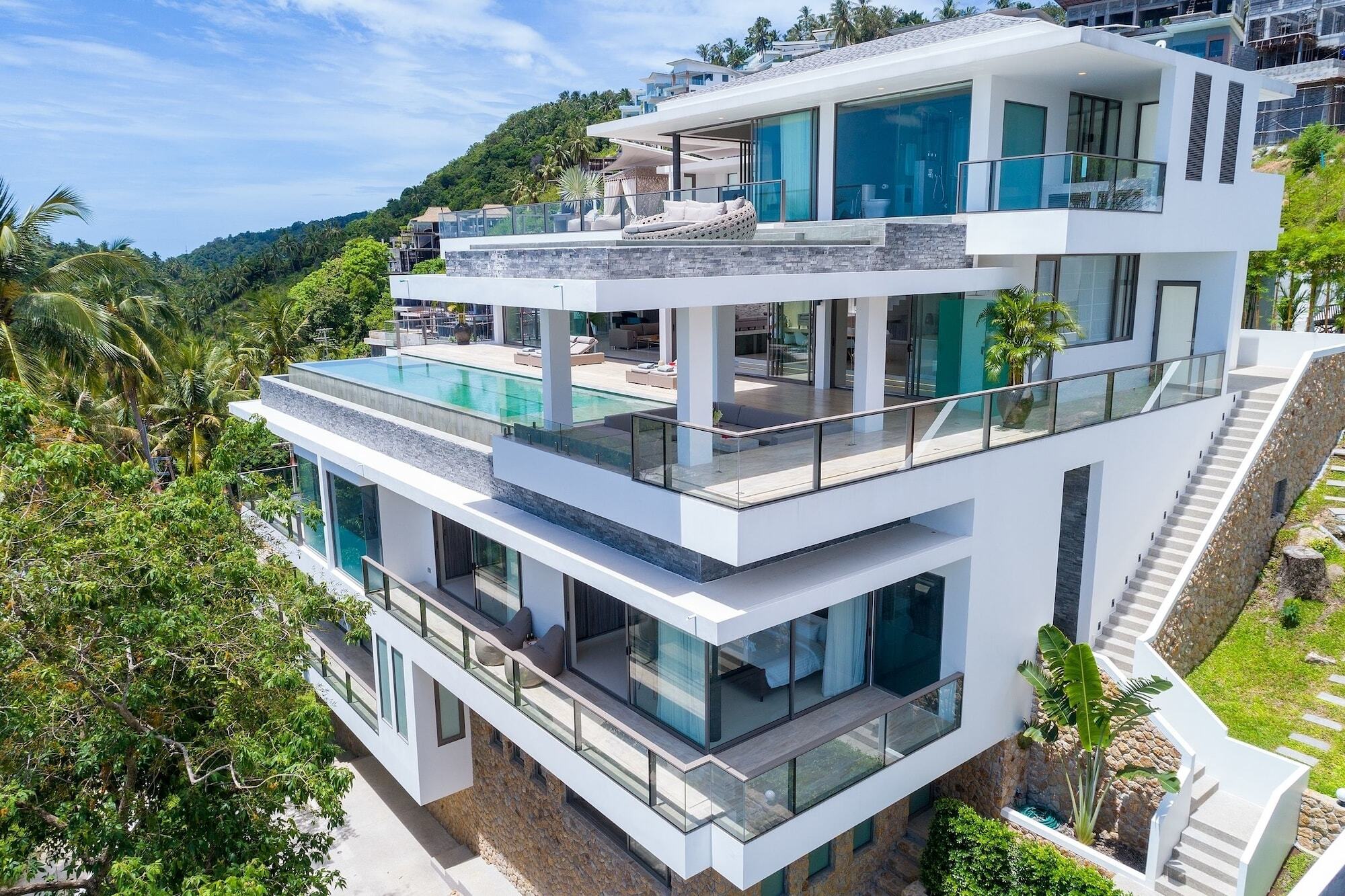 Villa One - New Luxury Sea View Villa 查汶海滩 外观 照片