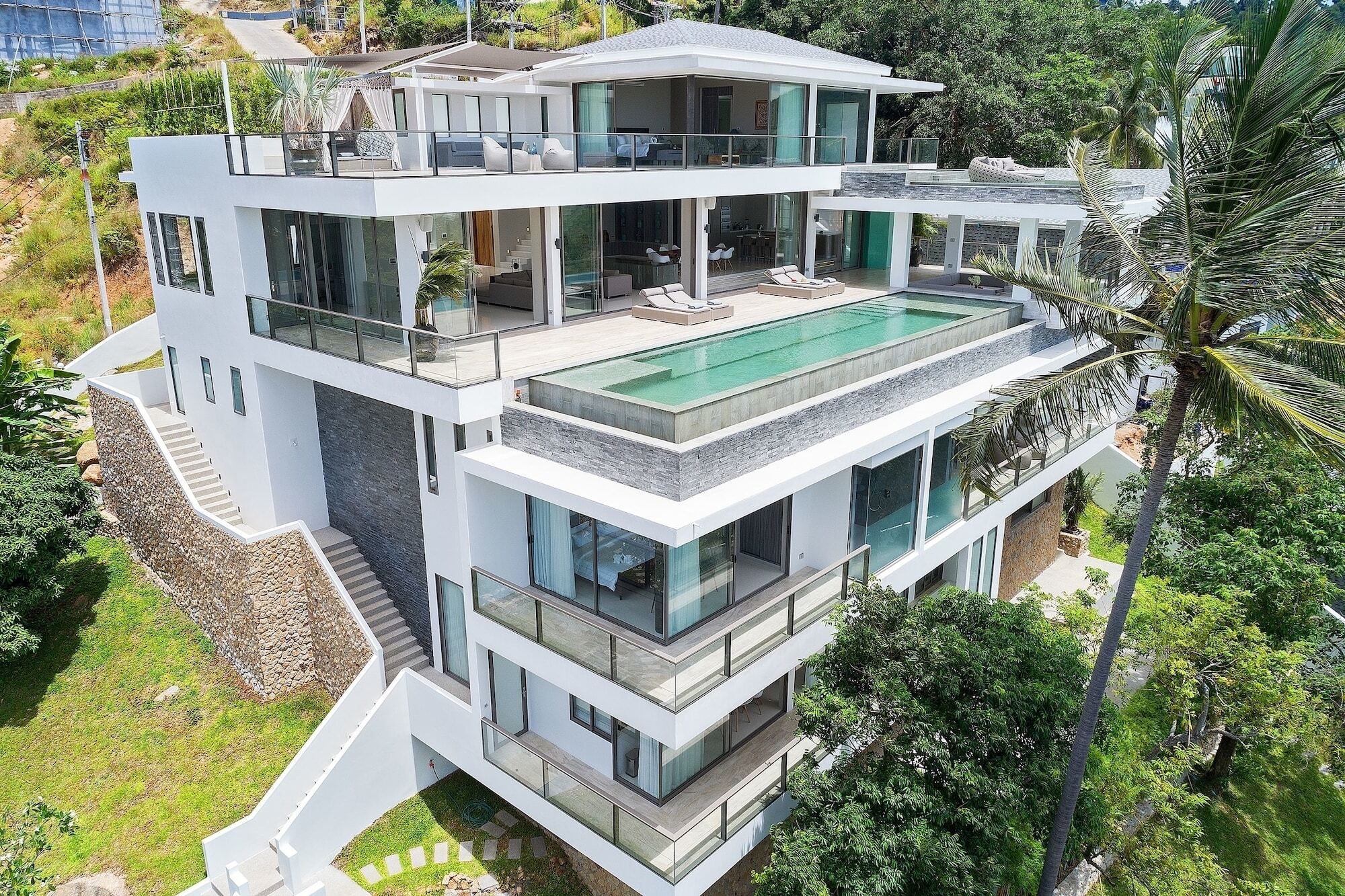 Villa One - New Luxury Sea View Villa 查汶海滩 外观 照片